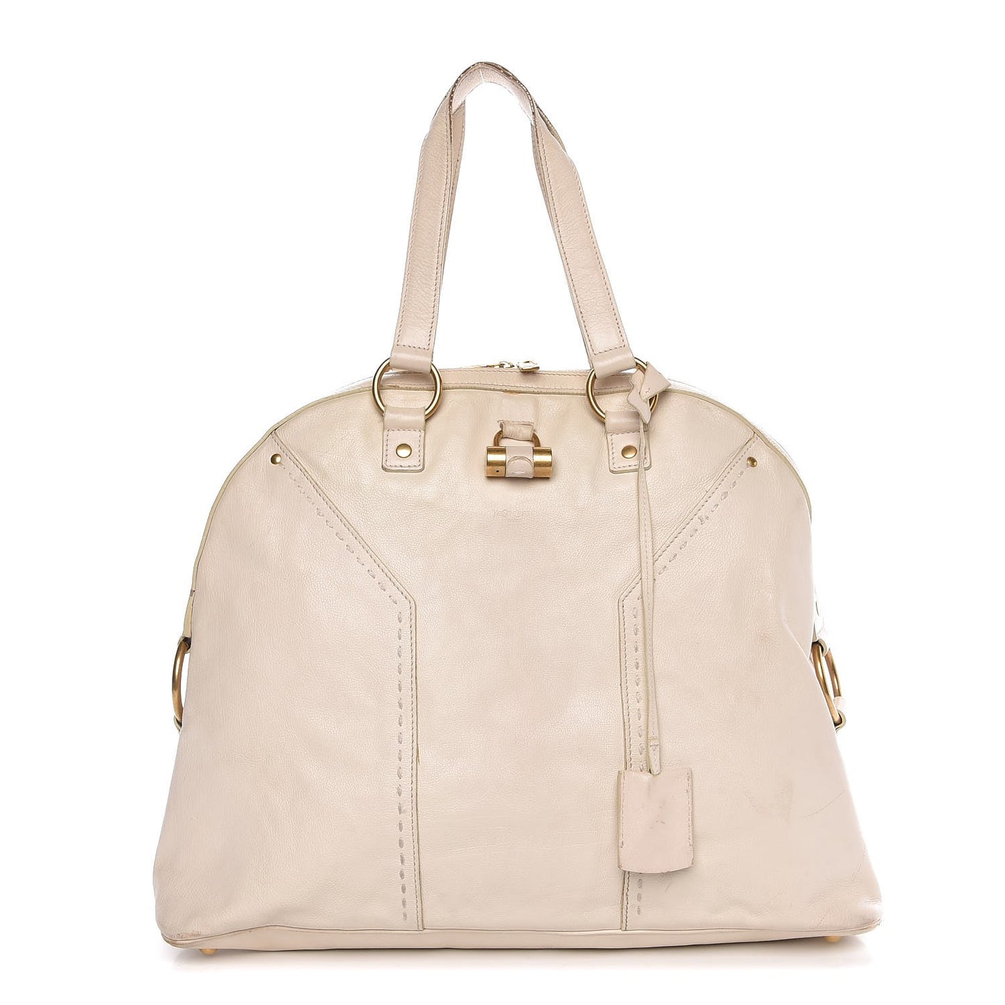 Calfskin Oversized Muse Ivory