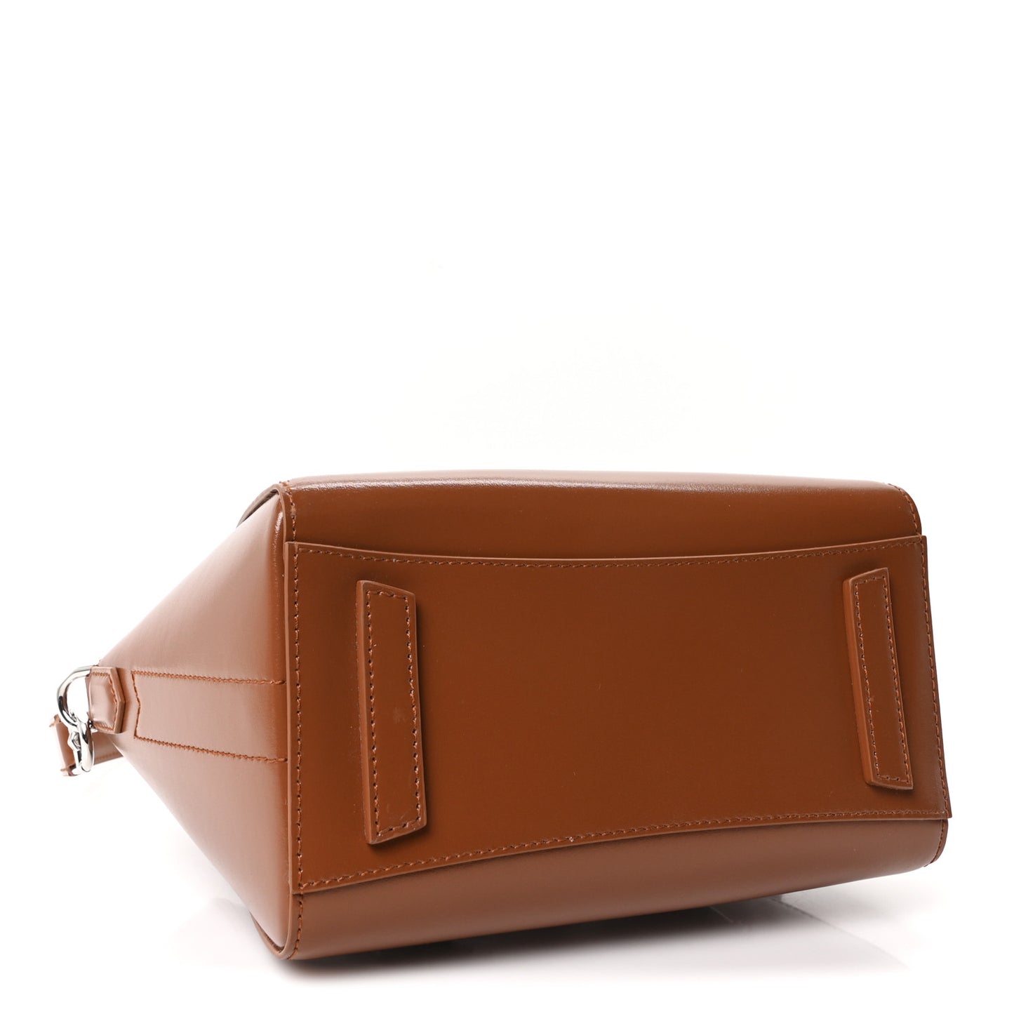 Box Calfskin Mini Lock Antigona Shoulder Bag Tan