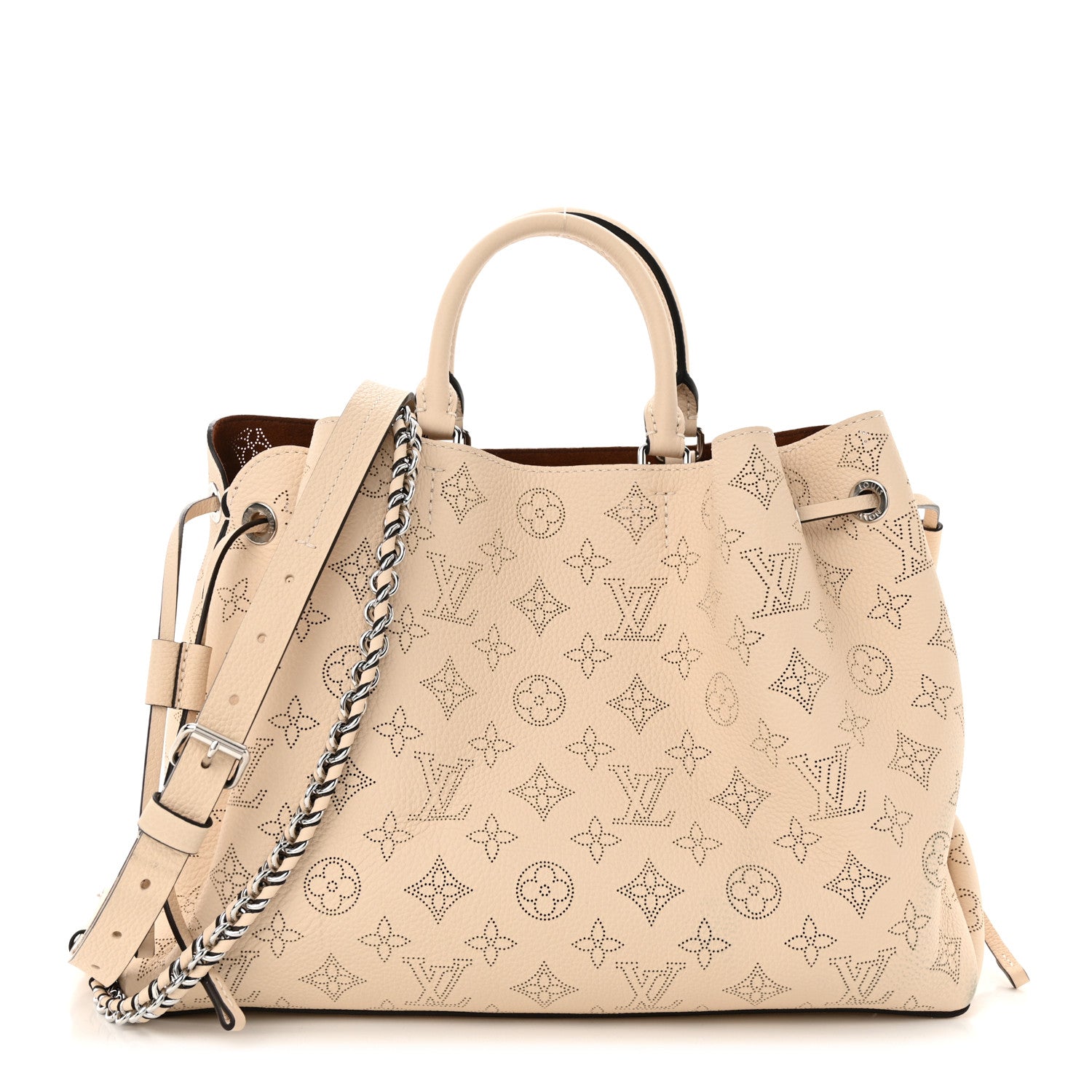 Louis Vuitton Mahina Bella Tote Creme Beige 1 of 10