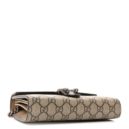 Gucci GG Supreme Monogram Mini Dionysus Chain Wallet Beige Taupe 4 of 10