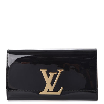 Louis Vuitton Patent Neo Sobe Louise EW Clutch Black 1 of 10