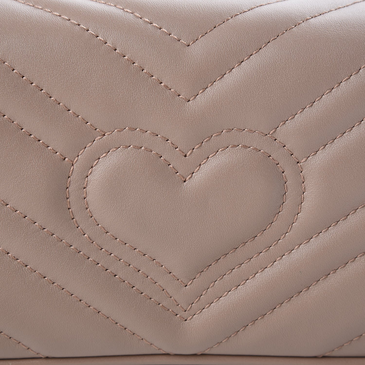 Gucci Calfskin Matelasse Super Mini GG Marmont Shoulder Bag Porcelain Rose 17 of 22