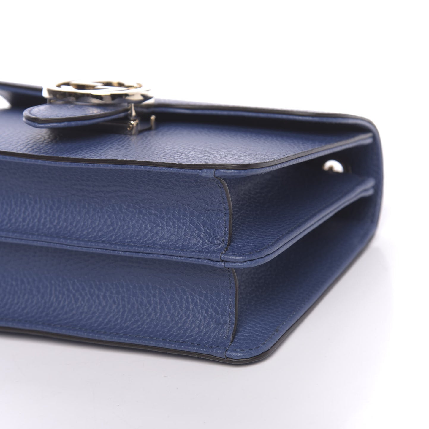 Dollar Calfskin Small Interlocking G Shoulder Bag Caspian