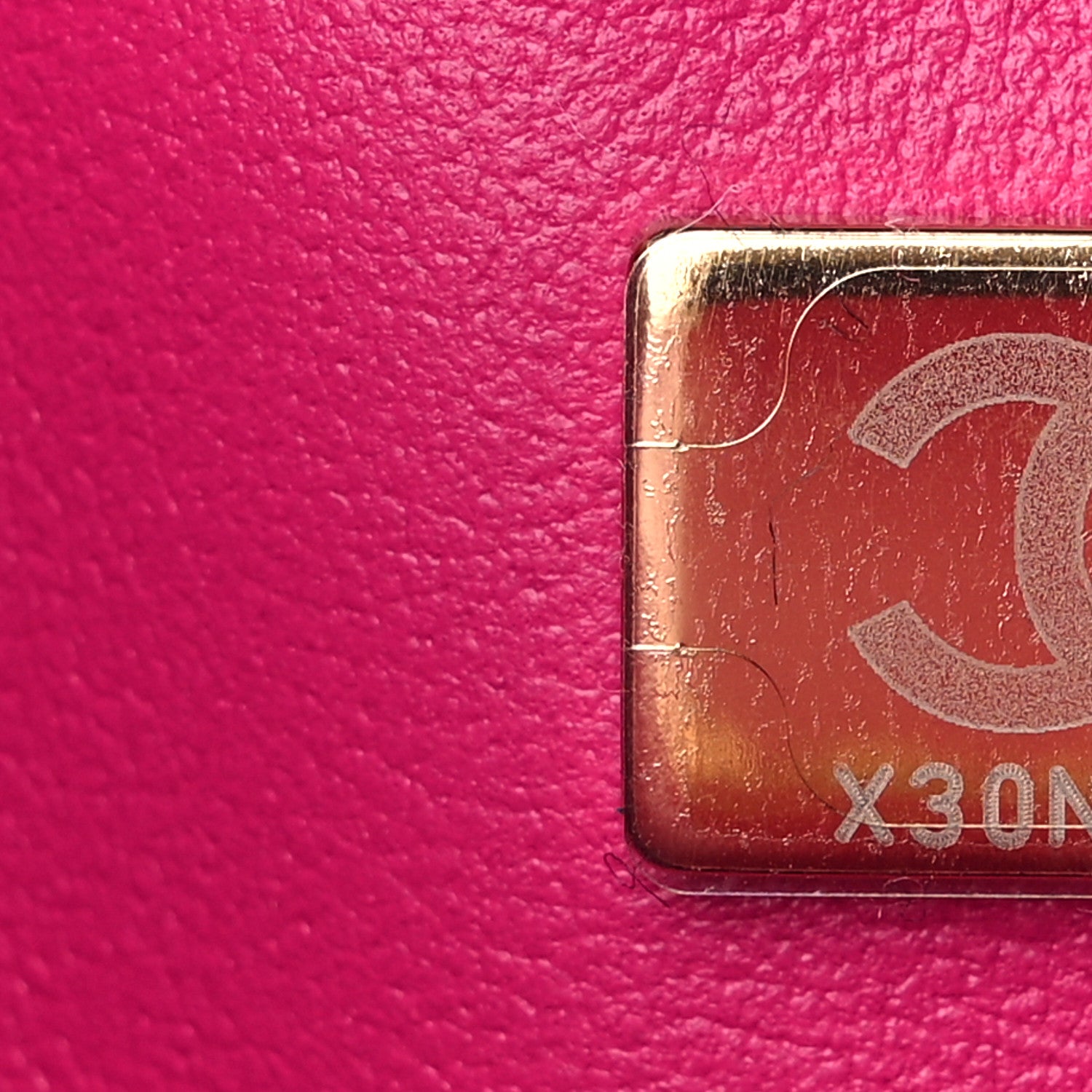 Chanel Tweed Quilted Medium Double Flap Fuchsia 7 of 10