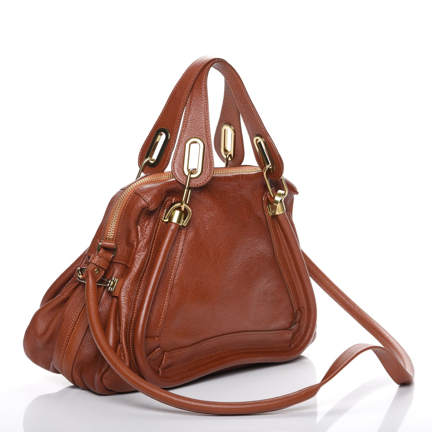 Chloe Calfskin Medium Paraty Brown Delight 4 of 8