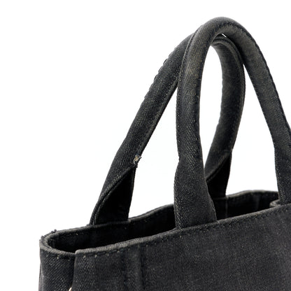 Prada Canapa Small Logo Tote Black 13 of 16