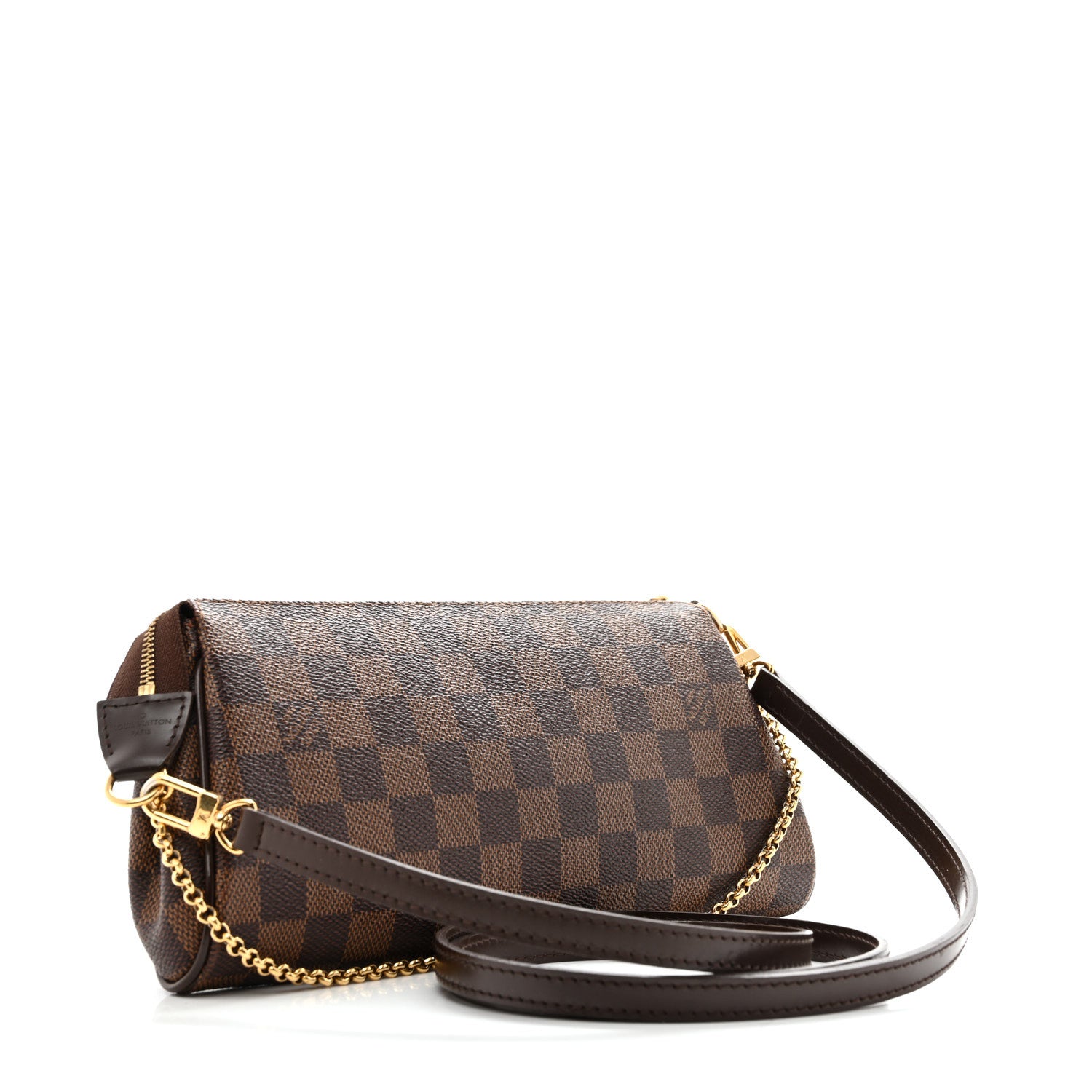 Louis Vuitton Damier Ebene Eva Clutch 2 of 9