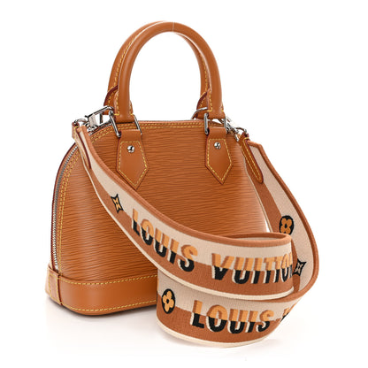 Louis Vuitton Epi Jacquard Alma BB Honey Gold 3 of 12