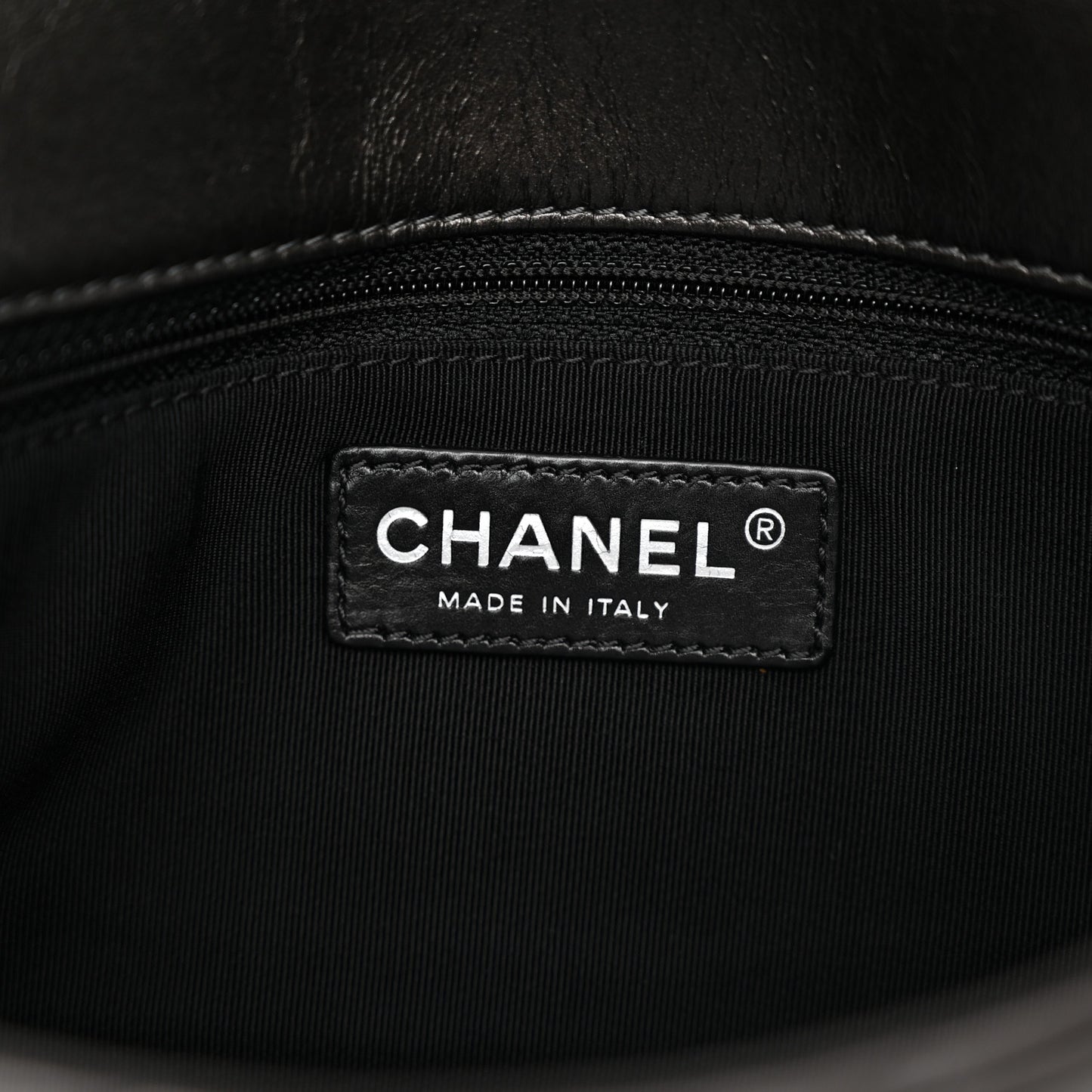Metallic Calfskin Quilted Chain All Over Flap Bag Grey
