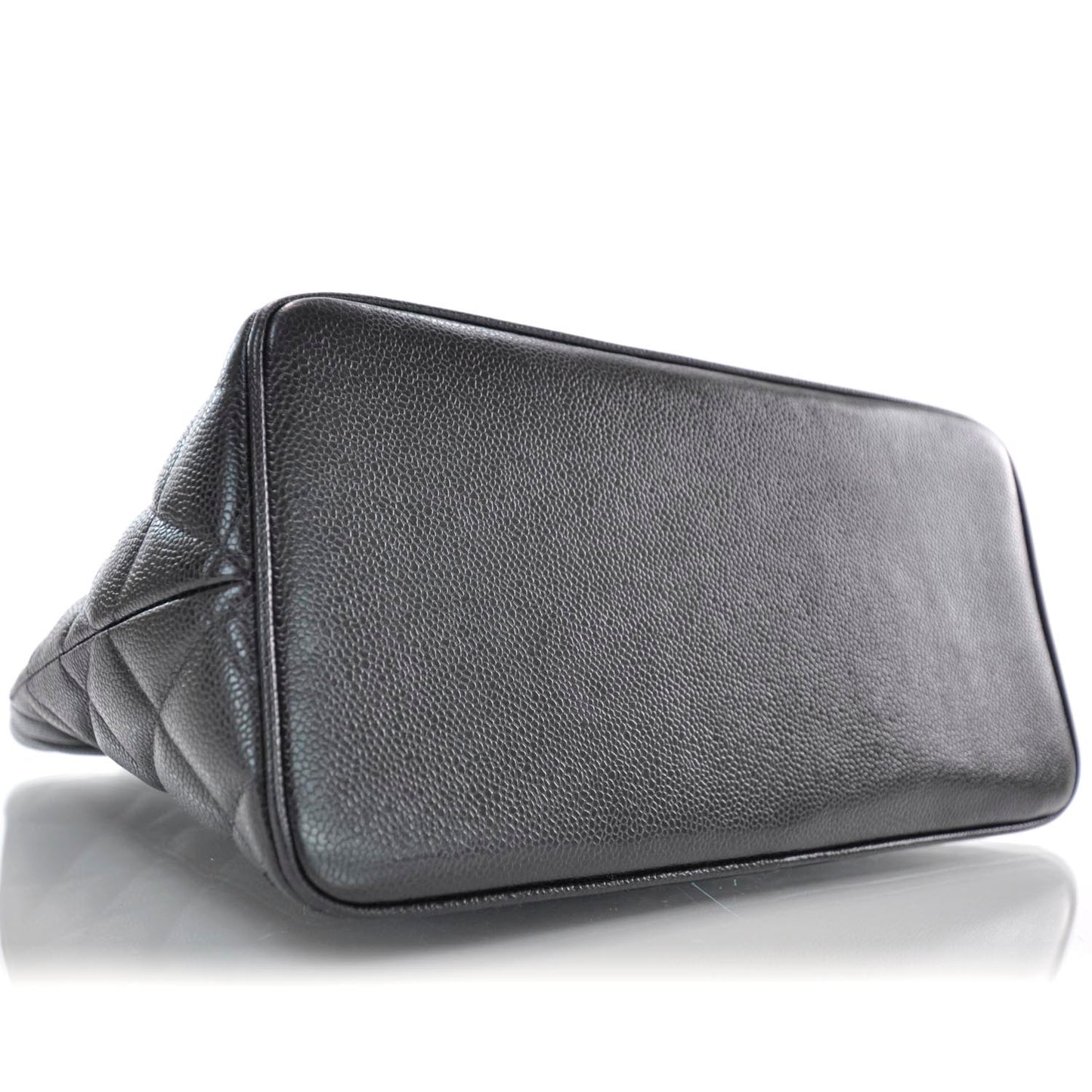 Caviar Quilted Medallion Tote Black