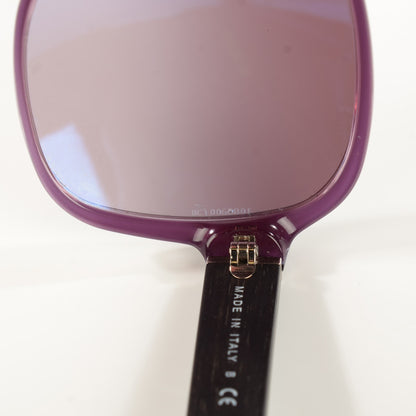 Chanel Wood CC Sunglasses 5198-H-A Purple 6 of 6