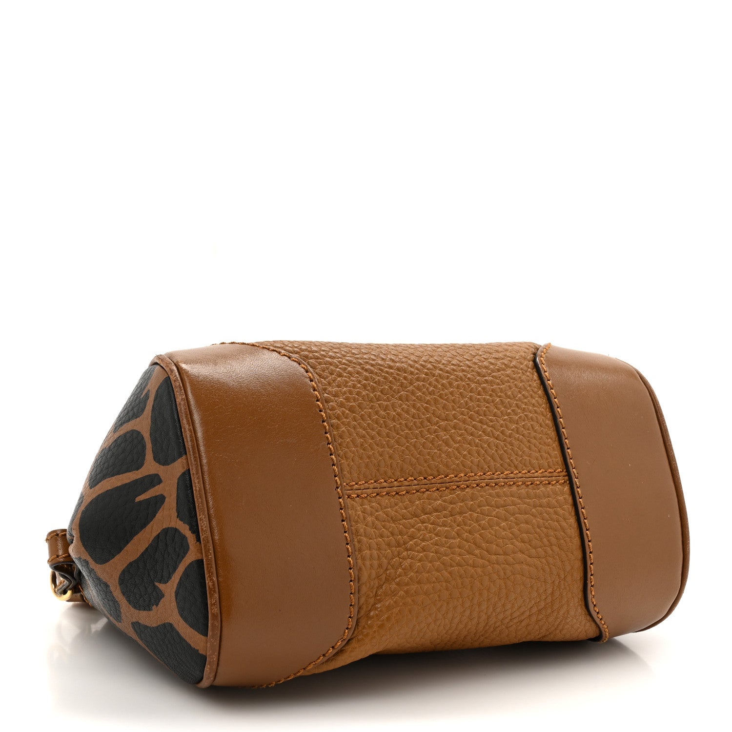 Burberry Grainy Calfskin Animal Print Mini Blaze Crossbody Bag Brown 4 of 14