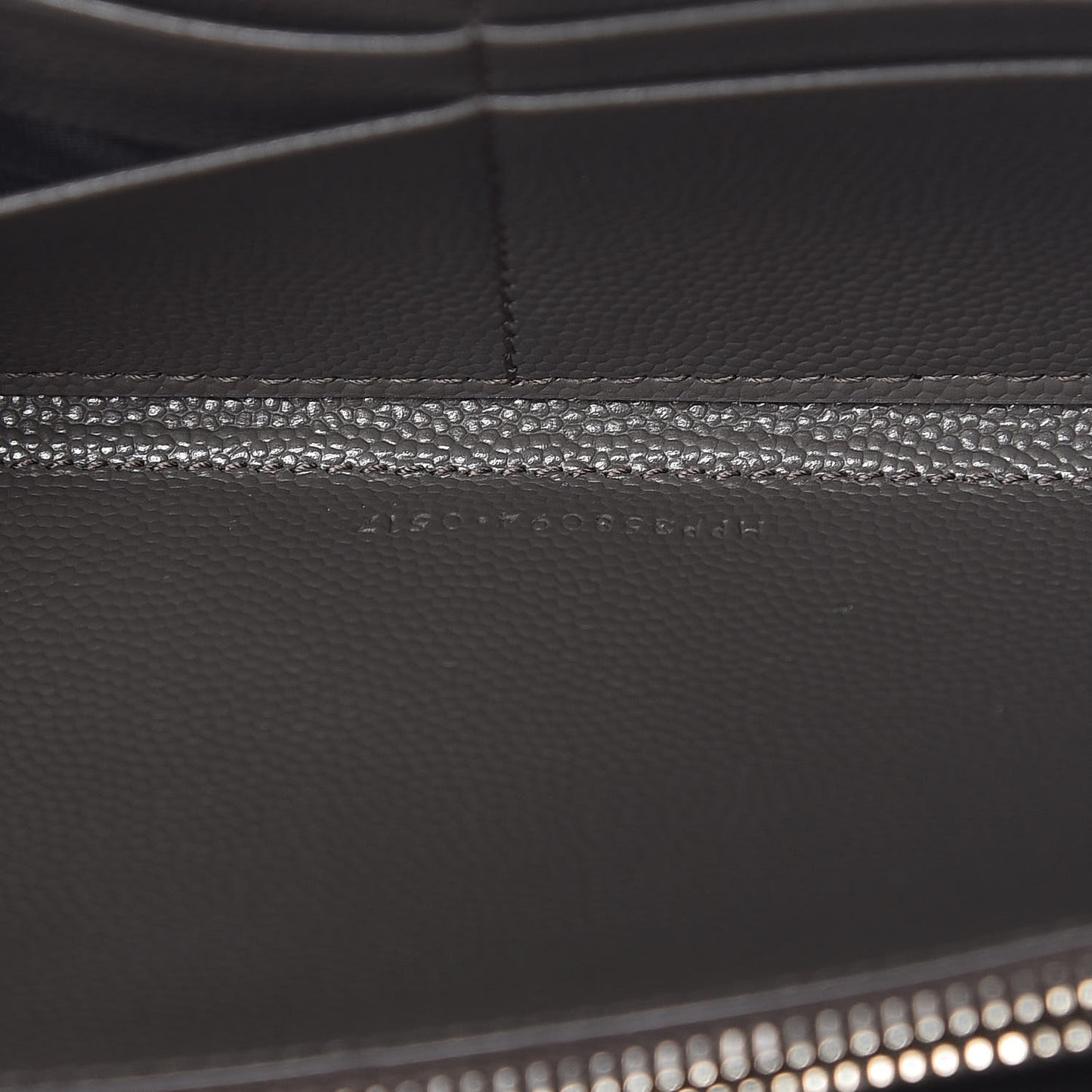 Grain De Poudre Matelasse Chevron Monogram Zip Around Wallet Earth
