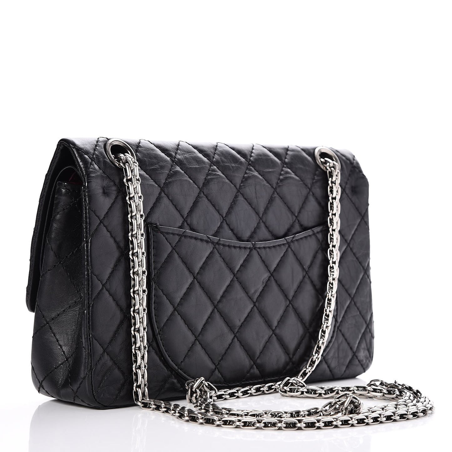 Aged Calfskin Lucky Charms 2.55 Reissue 225 Flap Black