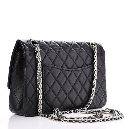 Chanel Aged Calfskin Lucky Charms 2.55 Reissue 225 Flap Black 3 of 8