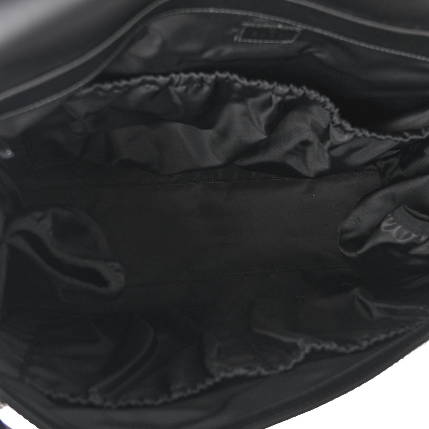 GG Supreme Monogram Web Messenger Diaper Bag Black Grey