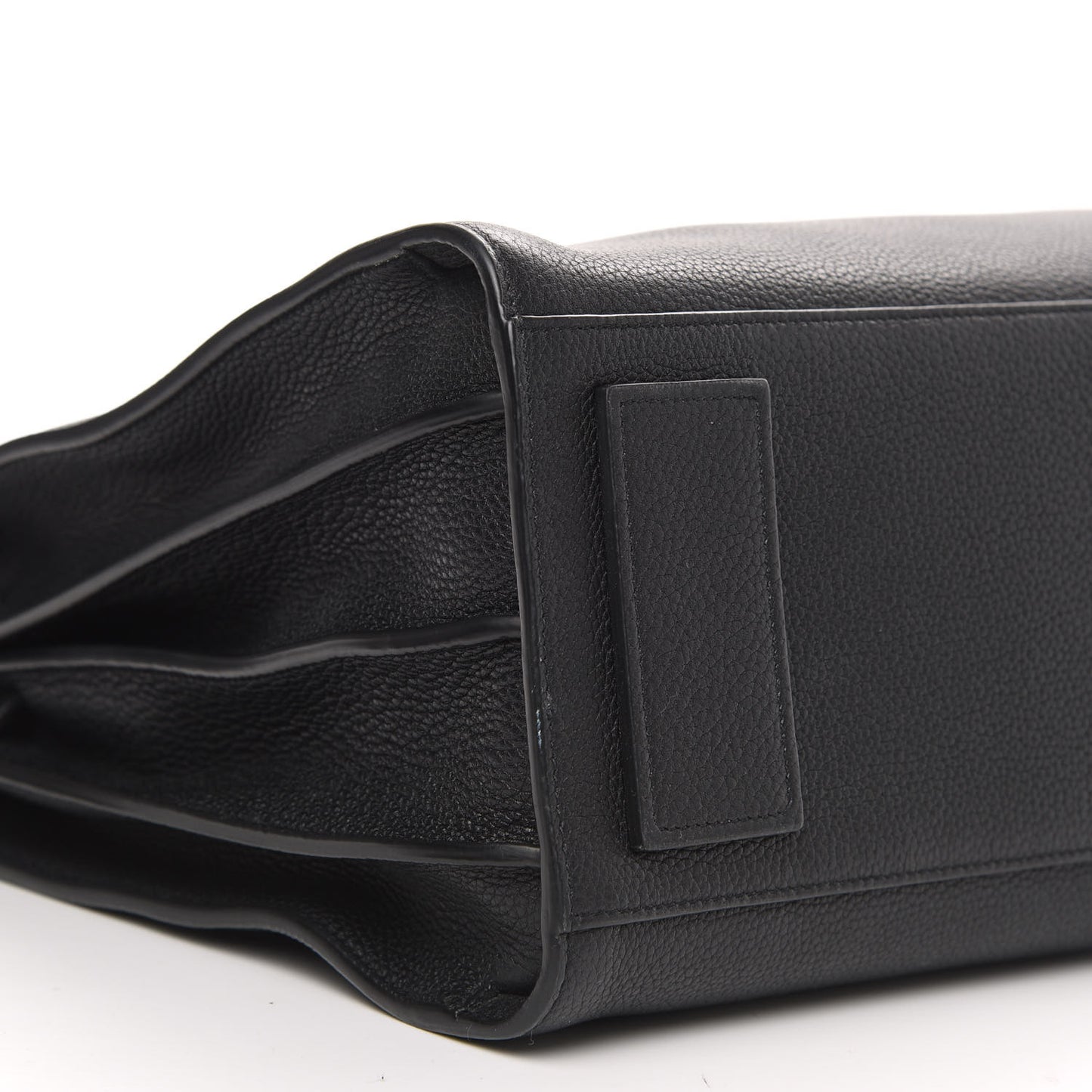 Grained Calfskin Small Supple Sac De Jour Black