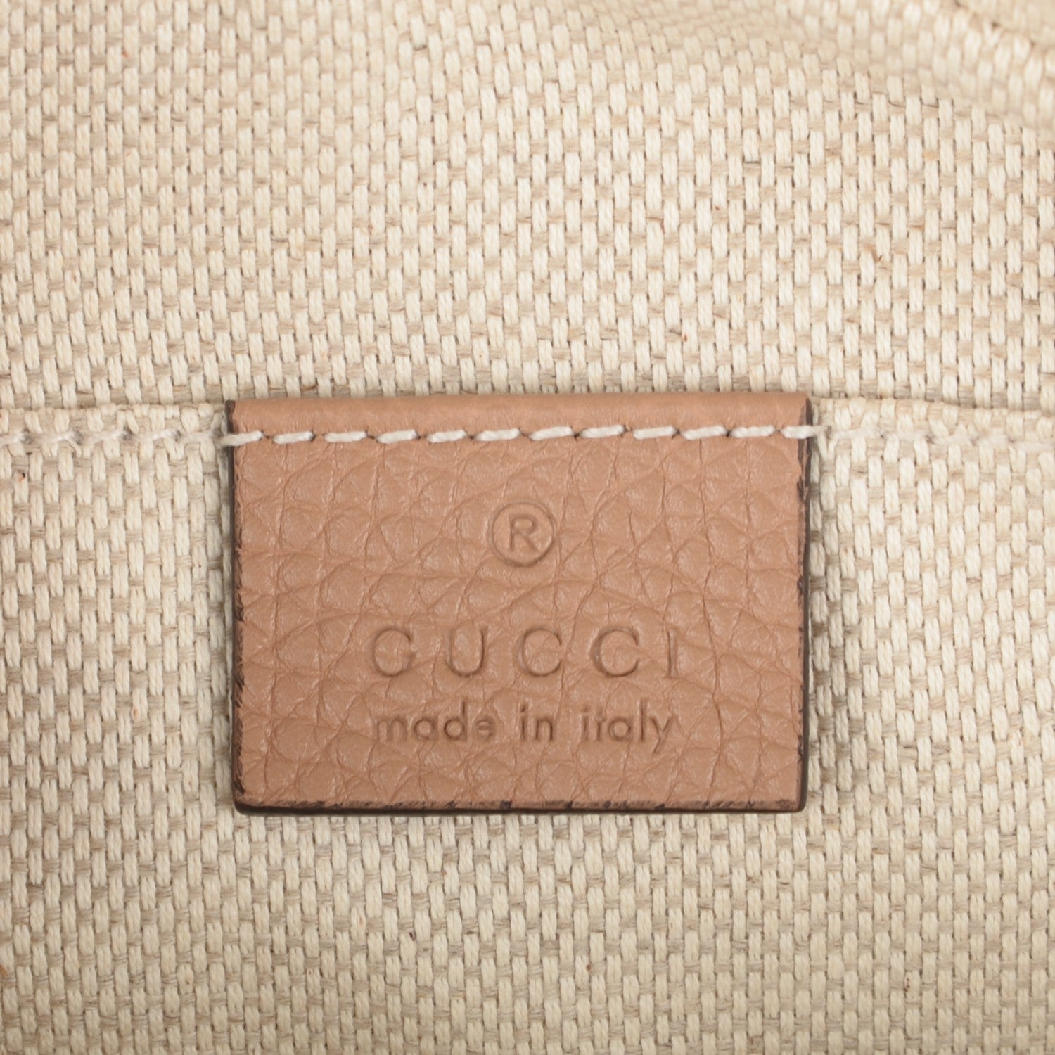 Gucci Pebbled Calfskin Small Soho Disco Bag Camelia 6 of 7