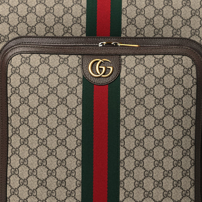 Gucci GG Supreme Monogram Web Medium Savoy Trolley Beige Ebony 7 of 9