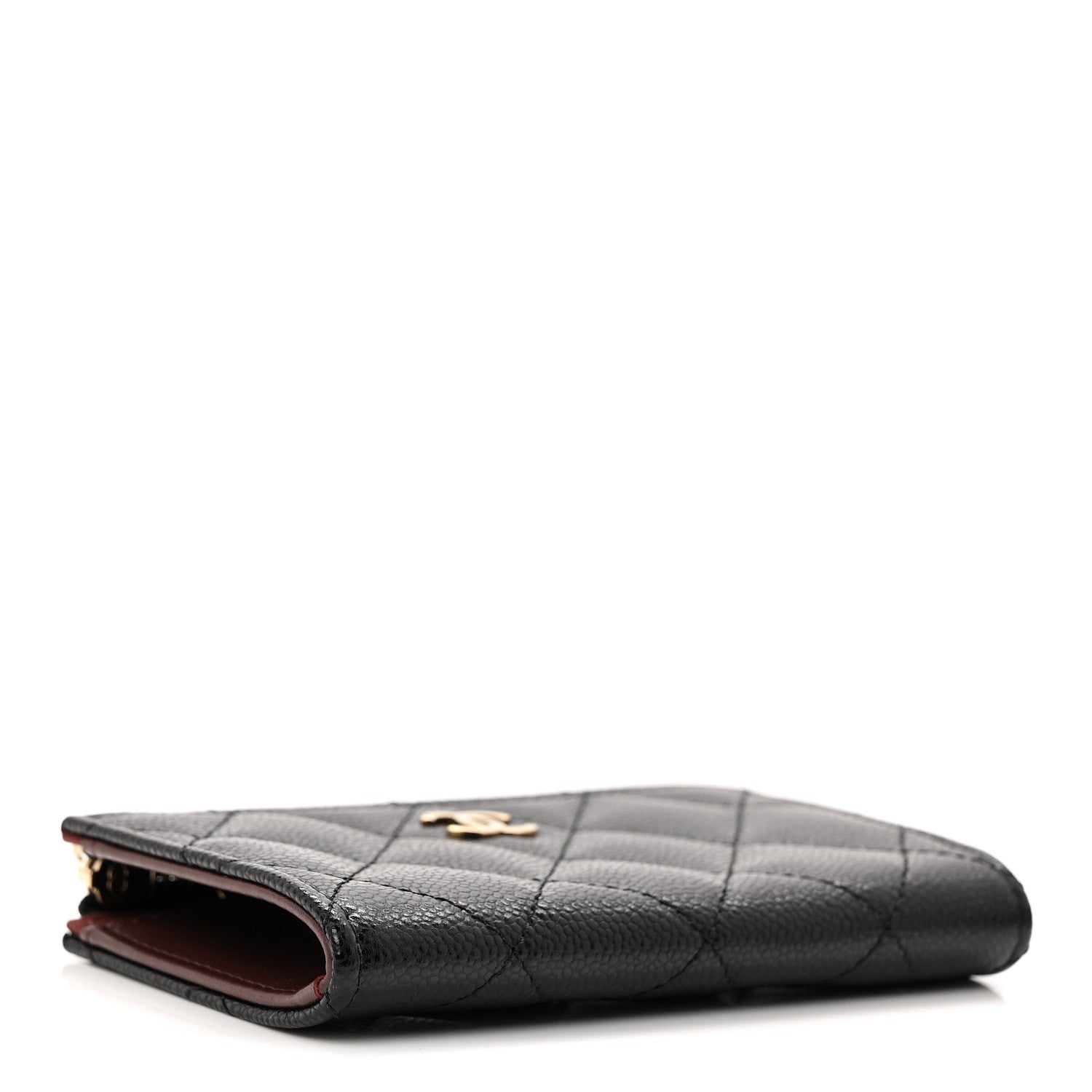 Chanel Caviar Quilted Zipped Key Holder Case Black 4 of 8