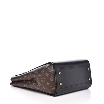 Louis Vuitton Calfskin Monogram Kimono Tote Black 4 of 12