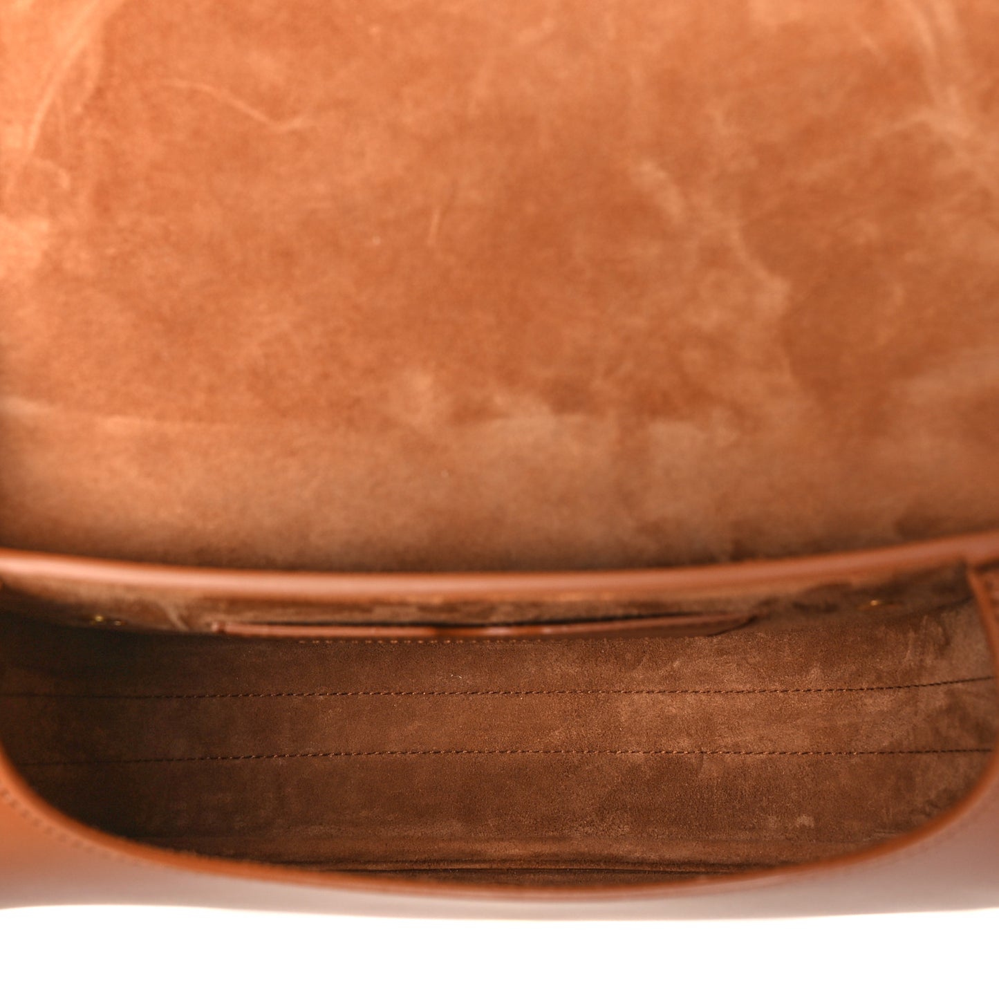 Box Calfskin Medium Bobby Flap Dark Tan