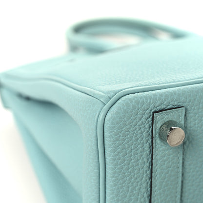 Hermes Togo Birkin 25 Bleu Atoll 11 of 14