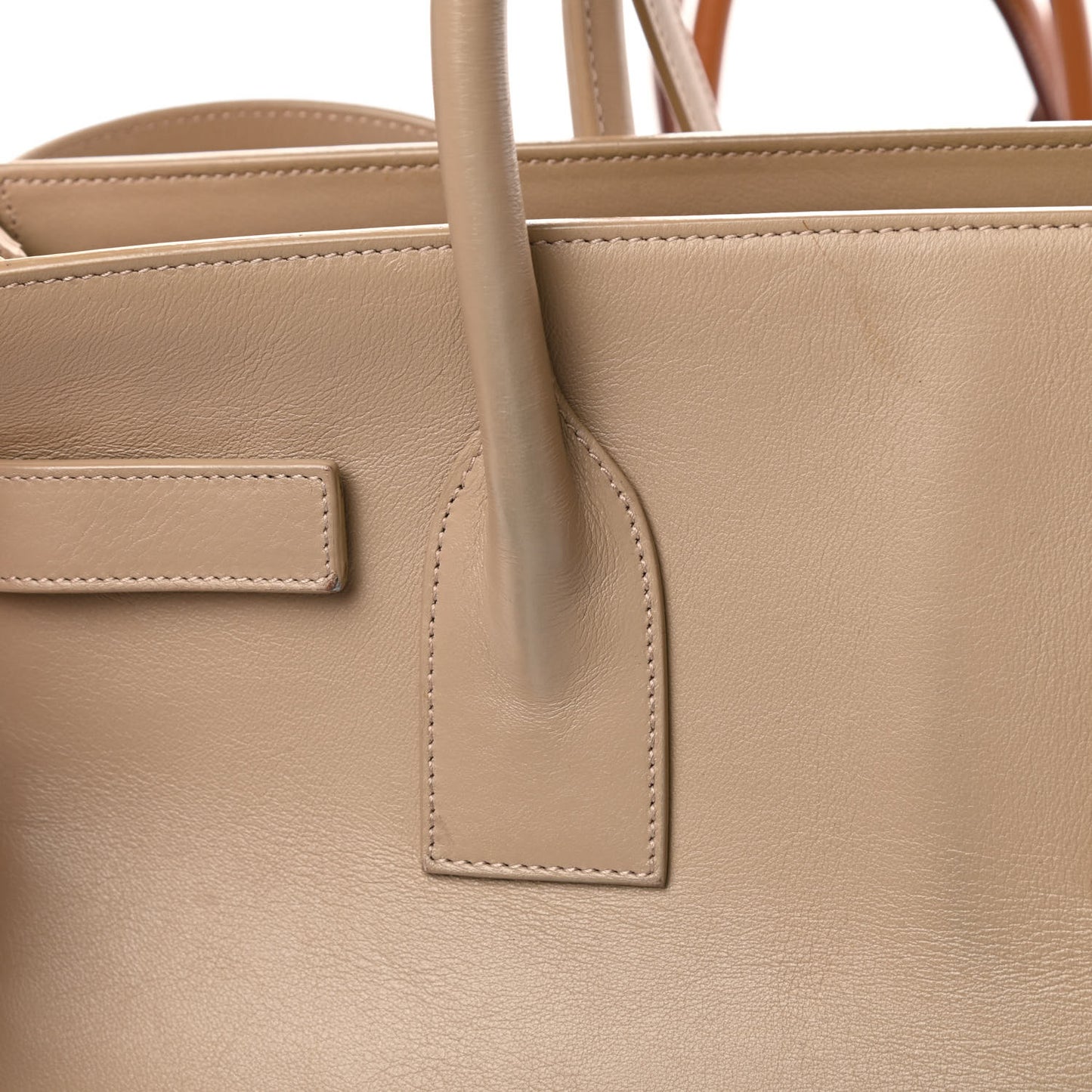 Calfskin Small Sac De Jour Beige