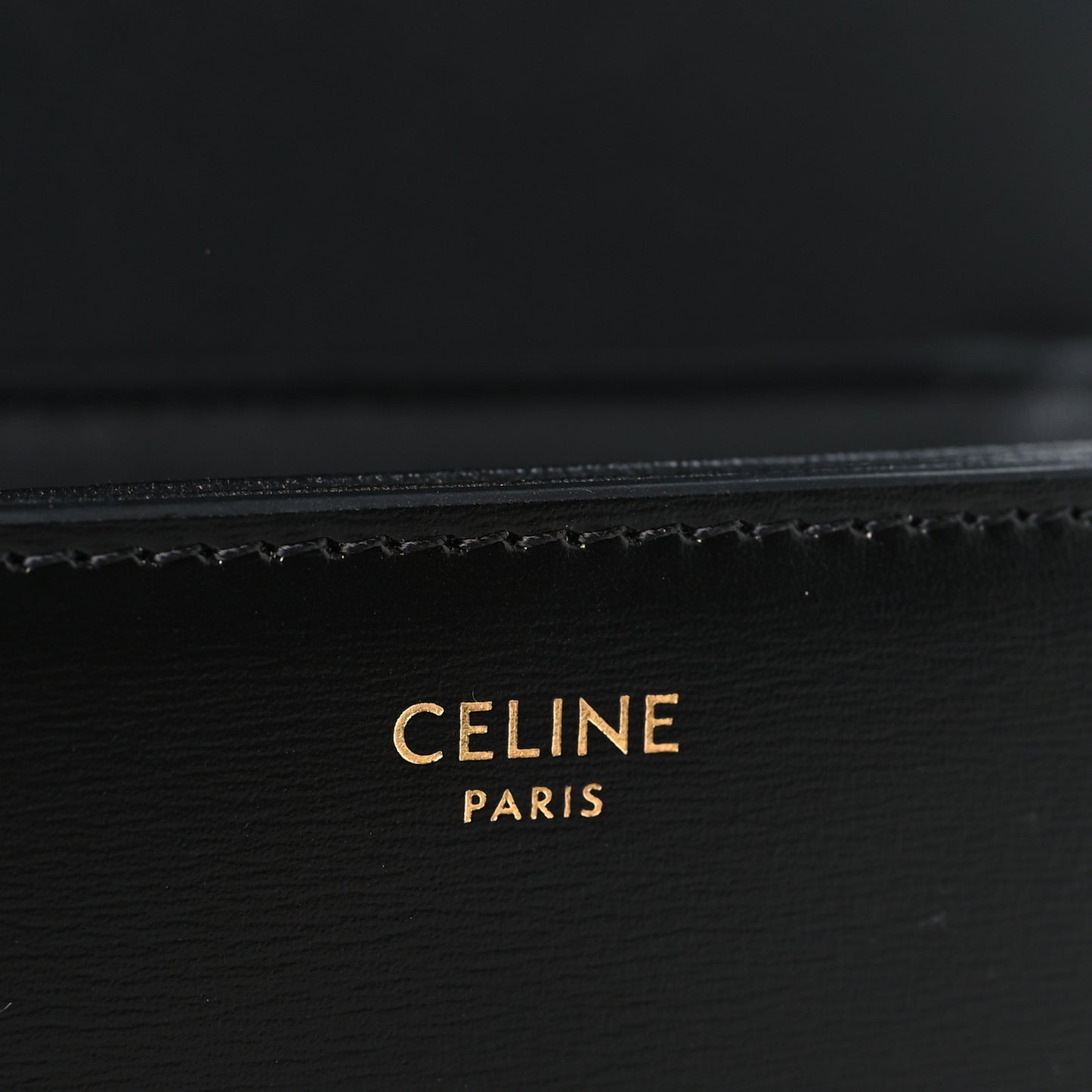 Shiny Calfskin Teen Triomphe Black