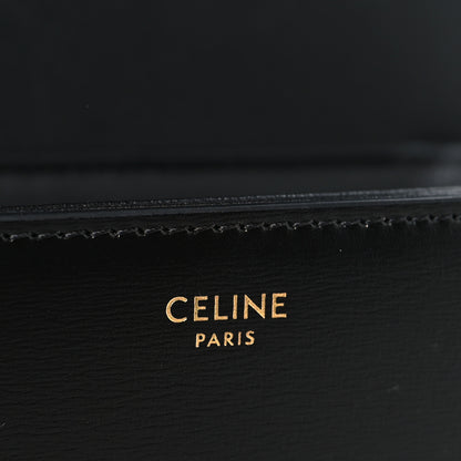 Celine Shiny Calfskin Teen Triomphe Black 6 of 9