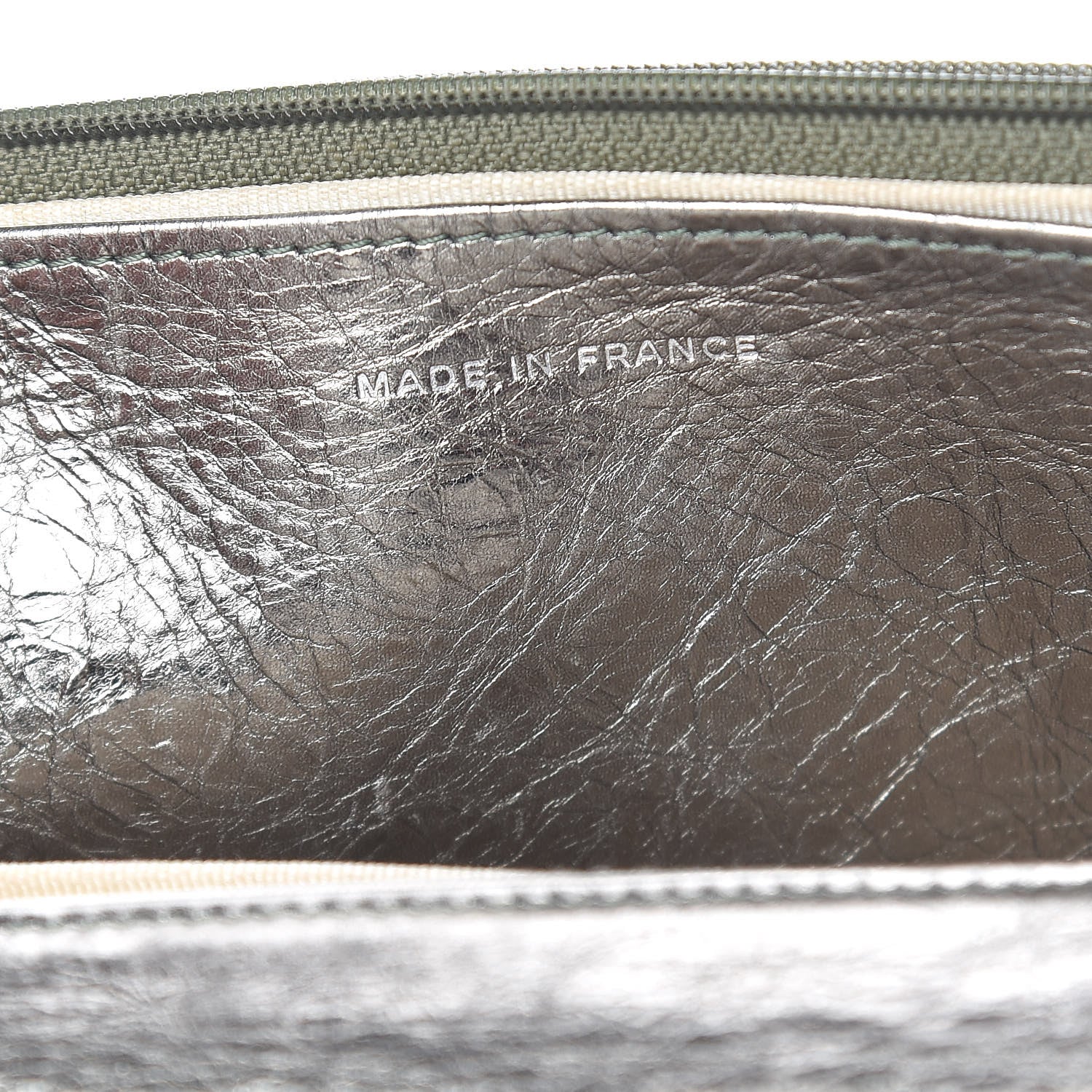 Chanel Metallic Aged Calfskin Quilted Reissue Wallet On Chain WOC Green 7 of 17