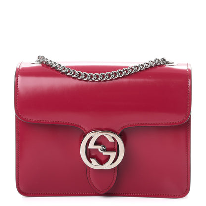 Gucci Shade Lux Calfskin Small Interlocking G Shoulder Bag Petunia 1 of 7
