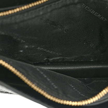 Burberry Metallic Calfskin House Check Sequin Small Madison Buckle Bag Gold 13 of 13
