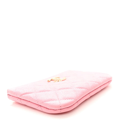 Chanel Caviar Quilted Small Multi Chain Cosmetic Case Pink 4 of 8