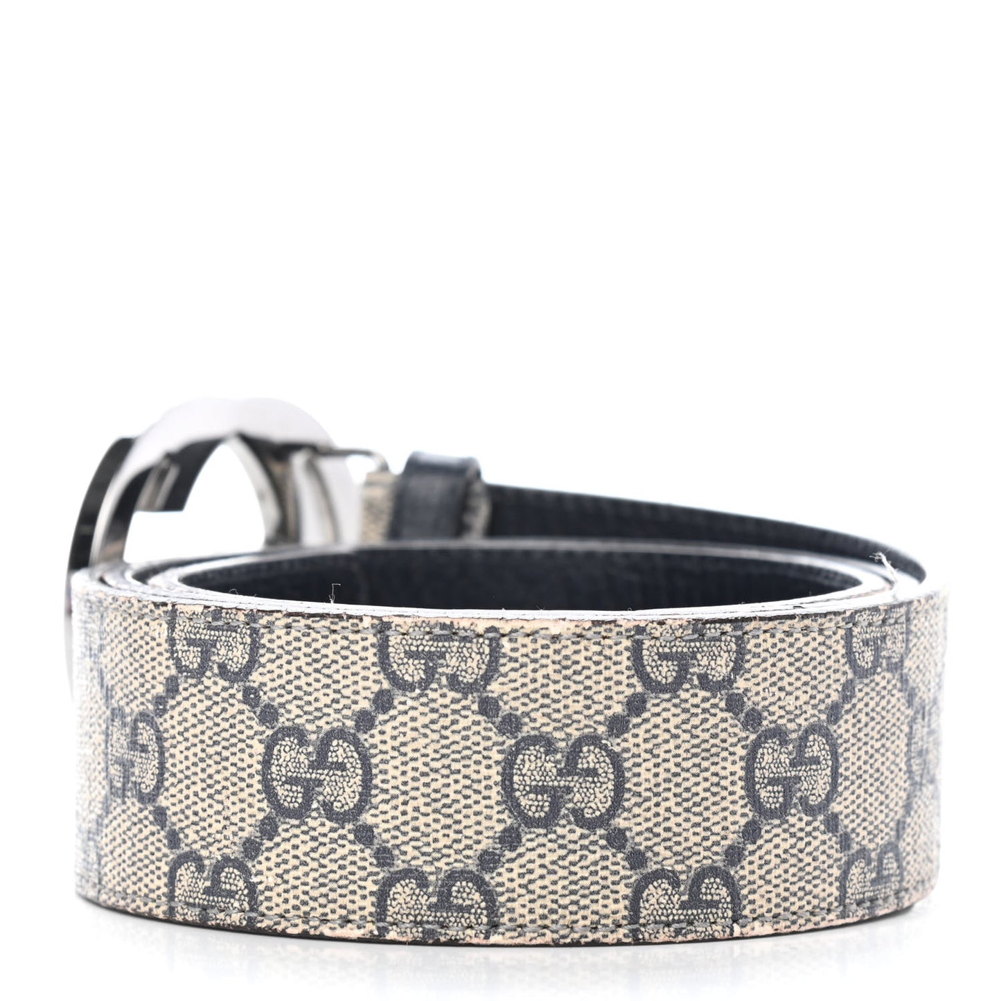 GG Plus Monogram Interlocking G Belt 90 36 Navy