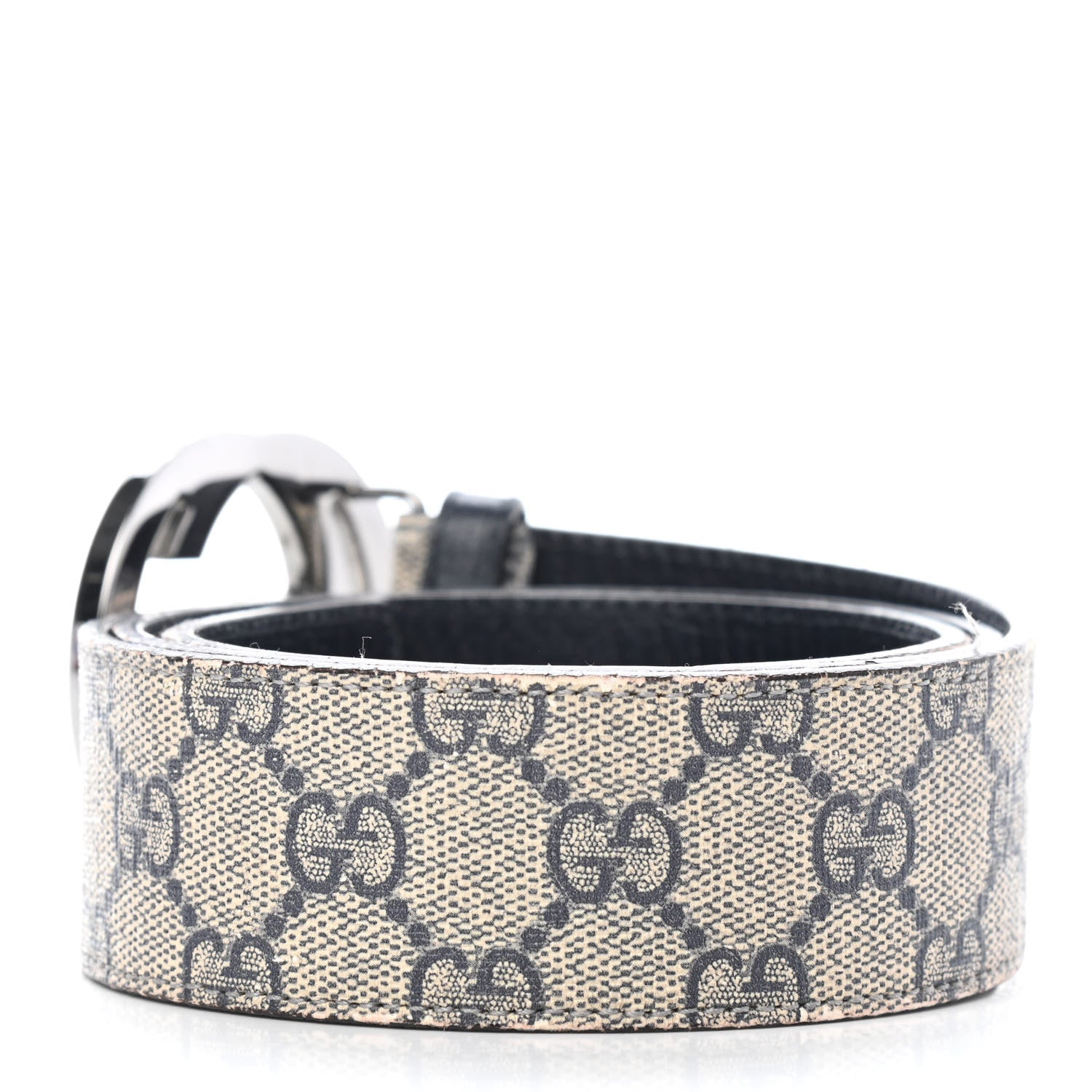 Gucci GG Plus Monogram Interlocking G Belt 90 36 Navy 2 of 6