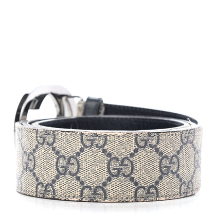 Gucci GG Plus Monogram Interlocking G Belt 90 36 Navy 2 of 6