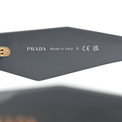 Prada Acetate Symbole Sunglasses SPR17W Graphite Black 6 of 8