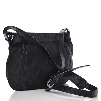 Gucci Nylon Monogram Small D Silver Ring Messenger Black 3 of 17