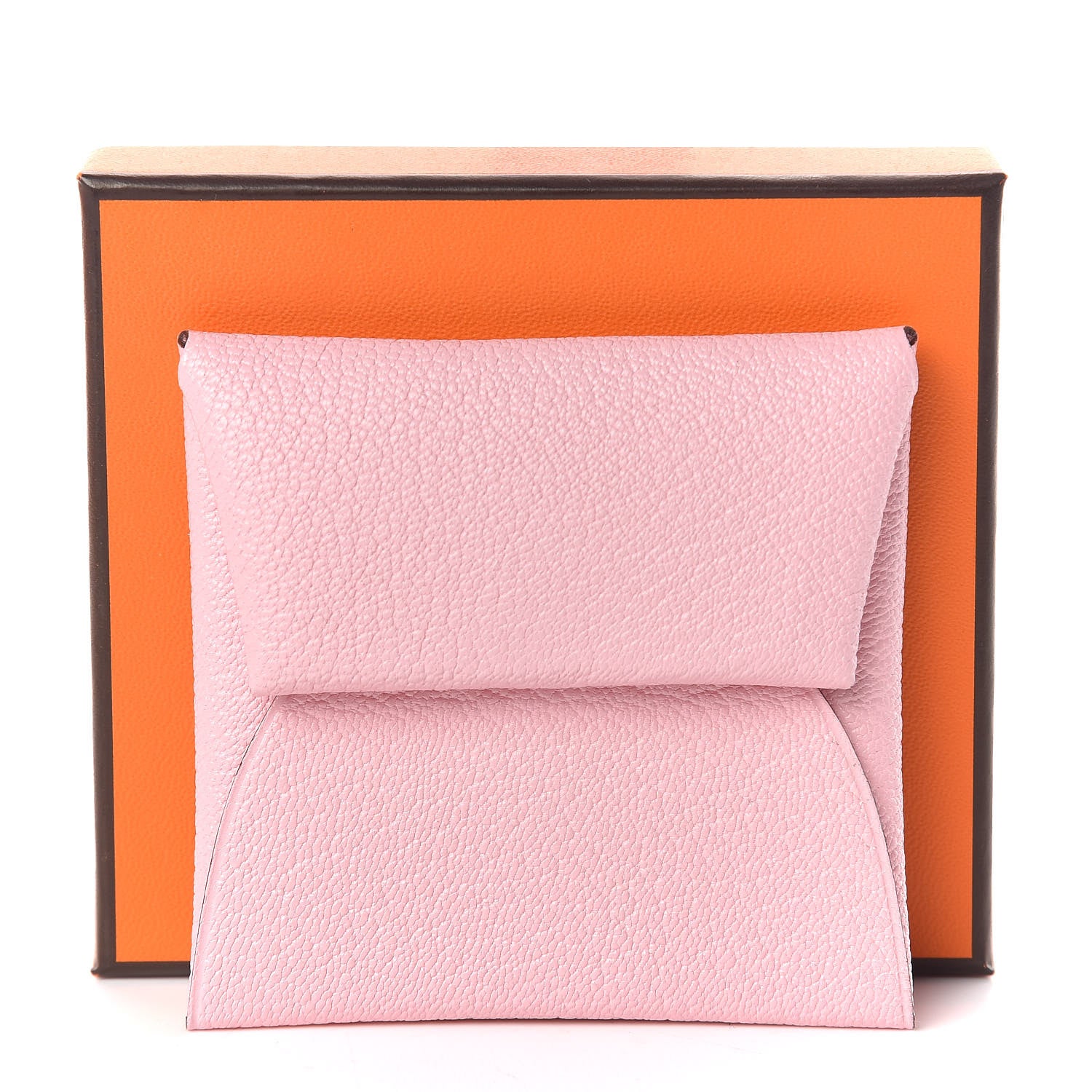 Hermes Chevre Mysore Bastia Coin Purse Rose Sakura 8 of 8
