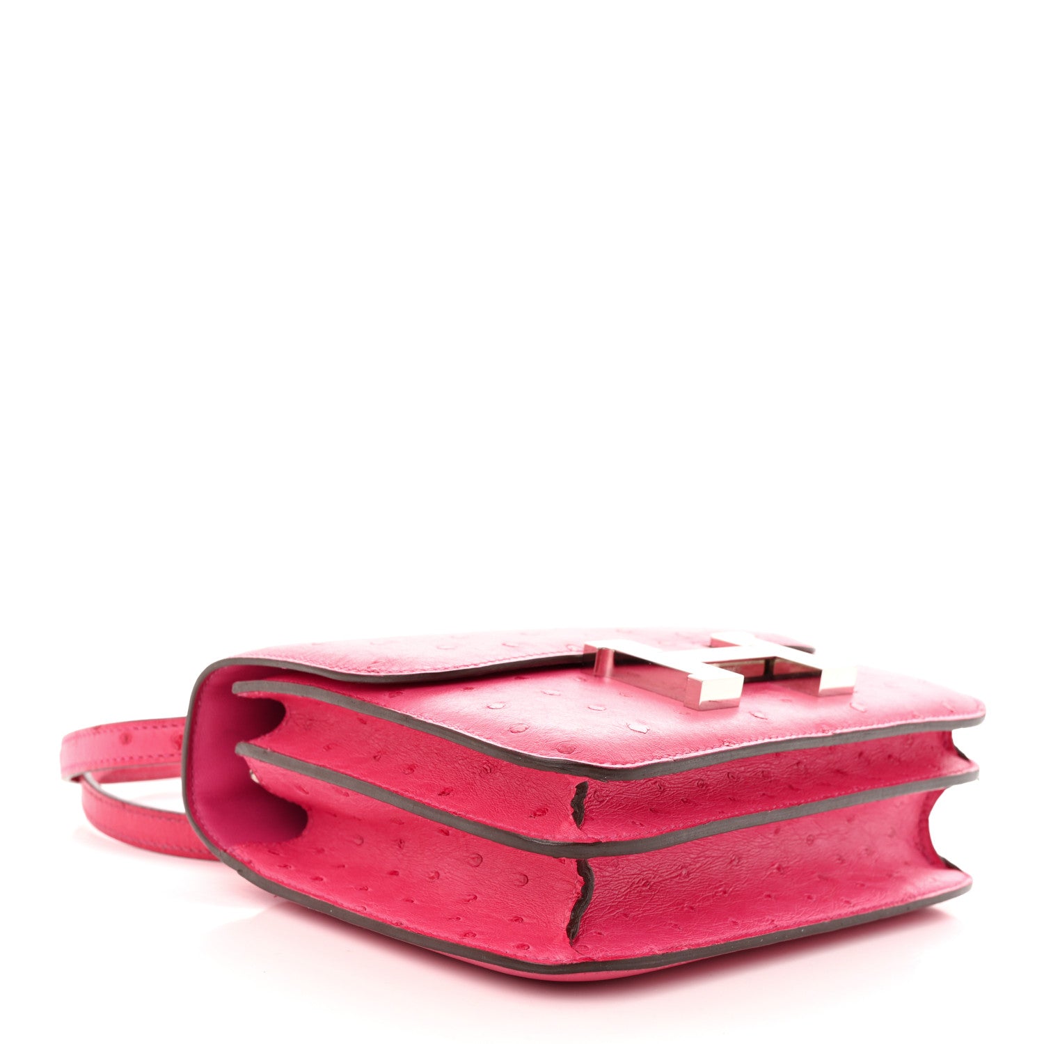 Hermes Ostrich Constance 18 Rose Pourpre 4 of 10