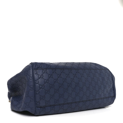 Gucci Guccissima Medium Emily Hobo Blue 4 of 10
