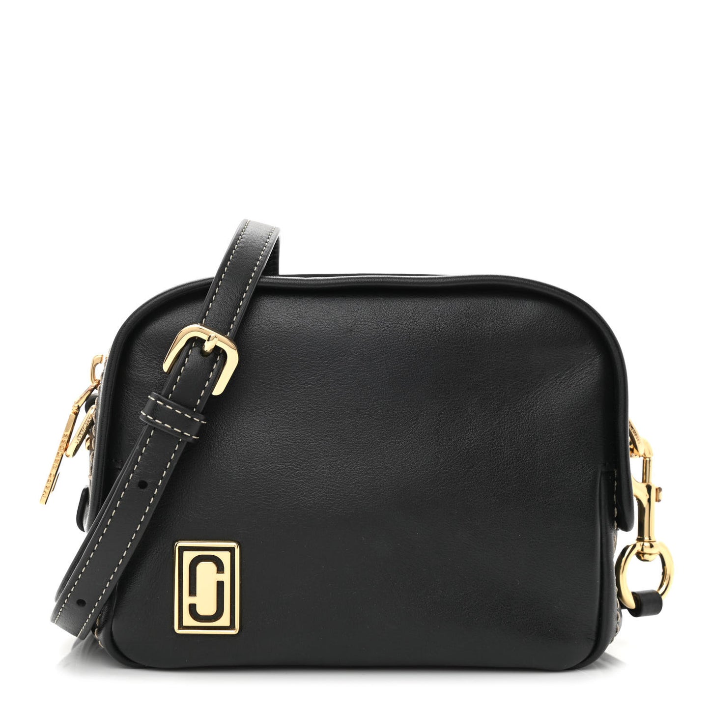 Calfskin Mini Squeeze Crossbody Bag Black