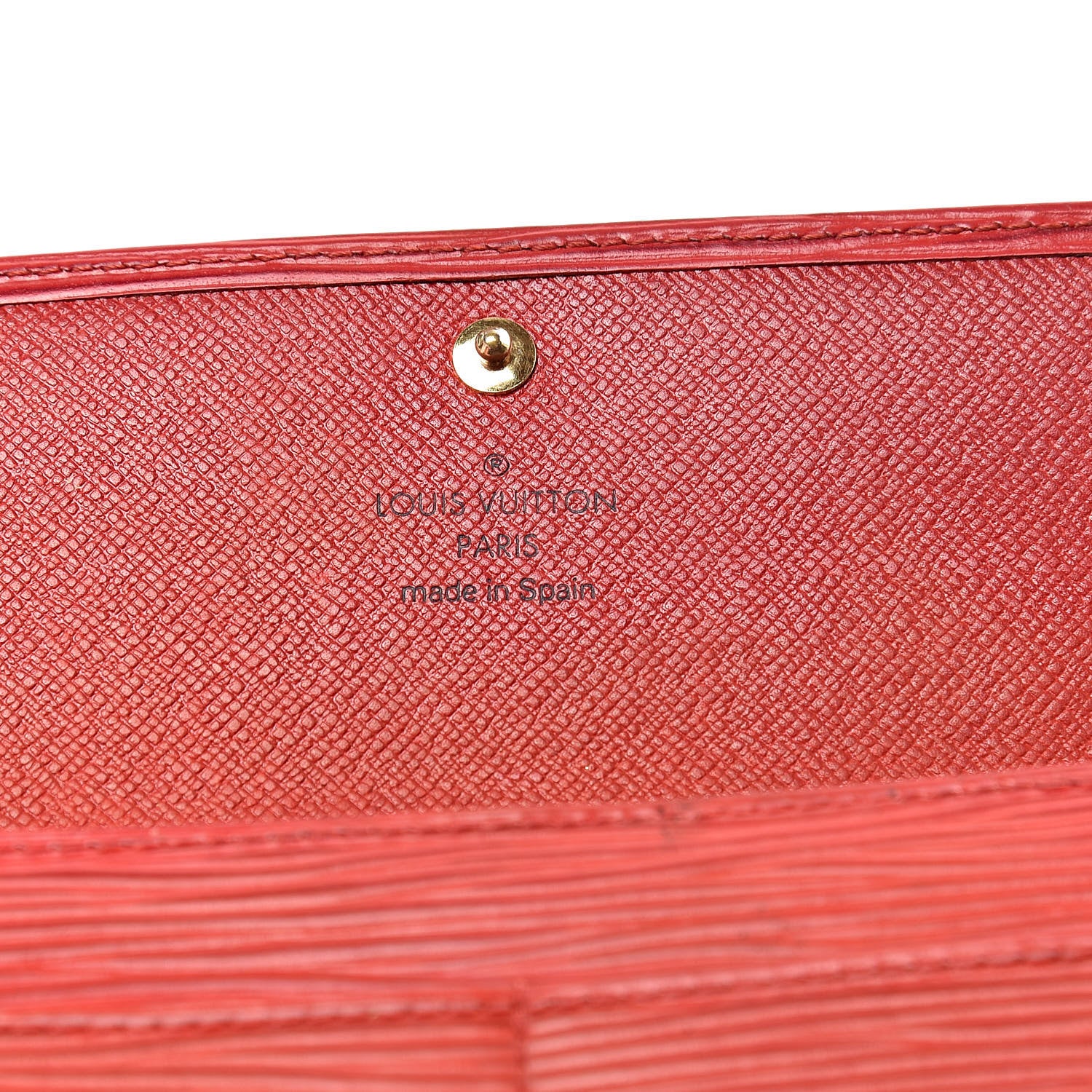 Louis Vuitton Epi Sarah Wallet Coquelicot 6 of 18