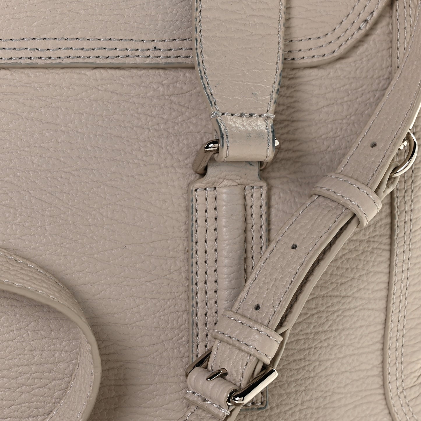 Textured Calfskin Pashli Satchel Feather