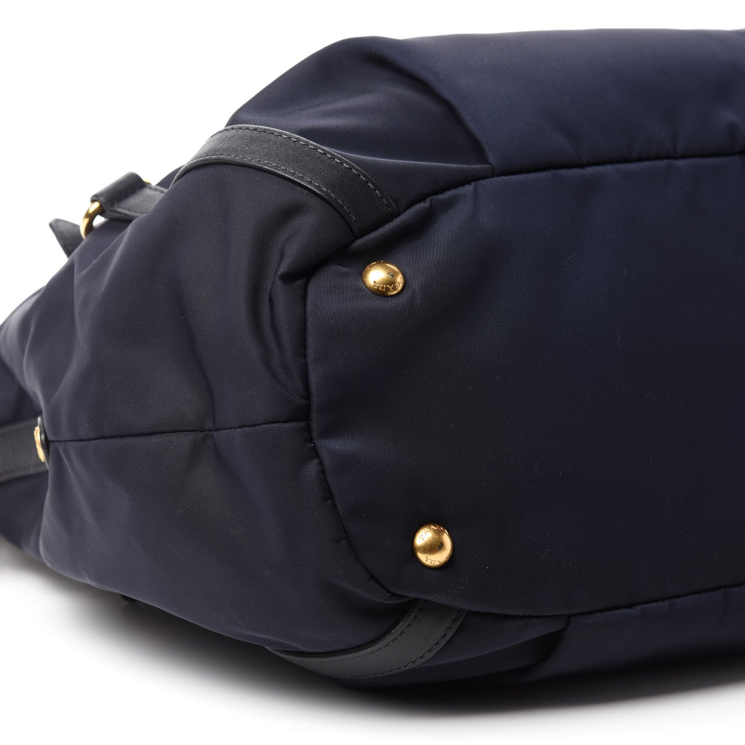 Prada Tessuto Nylon Vitello Daino Tote Baltico 6 of 10