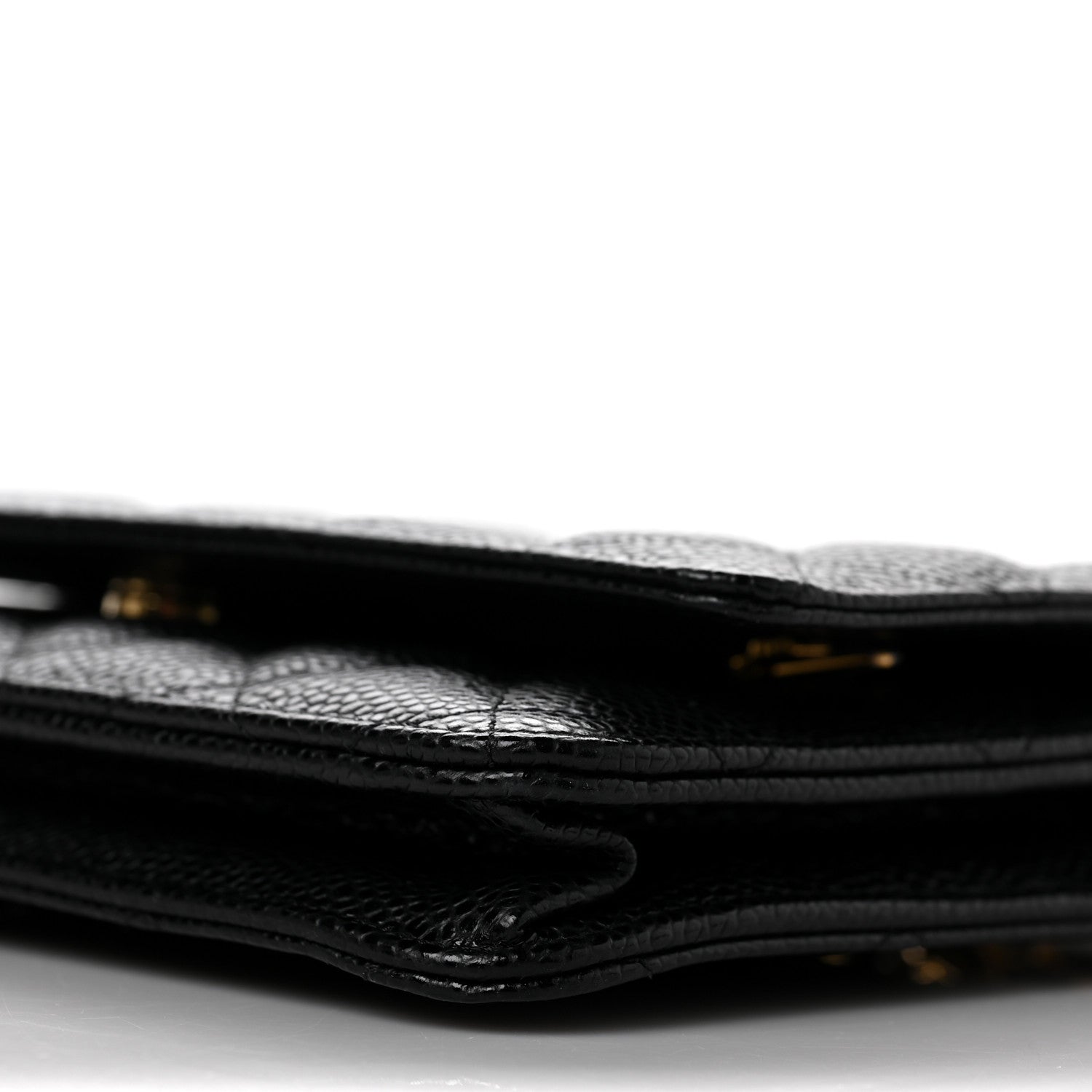 Chanel Caviar Quilted Wallet On Chain WOC Black 10 of 11