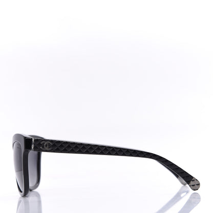 Chanel Polarized CC Cat Eye Sunglasses 5330 Black 3 of 9