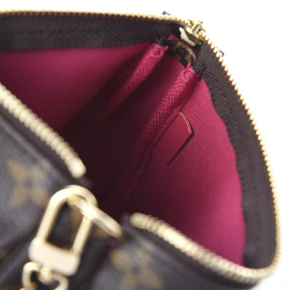 Louis Vuitton Monogram 2020 Christmas Animation Roller Coaster Mini Pochette Accessories Pivoine 5 of 7