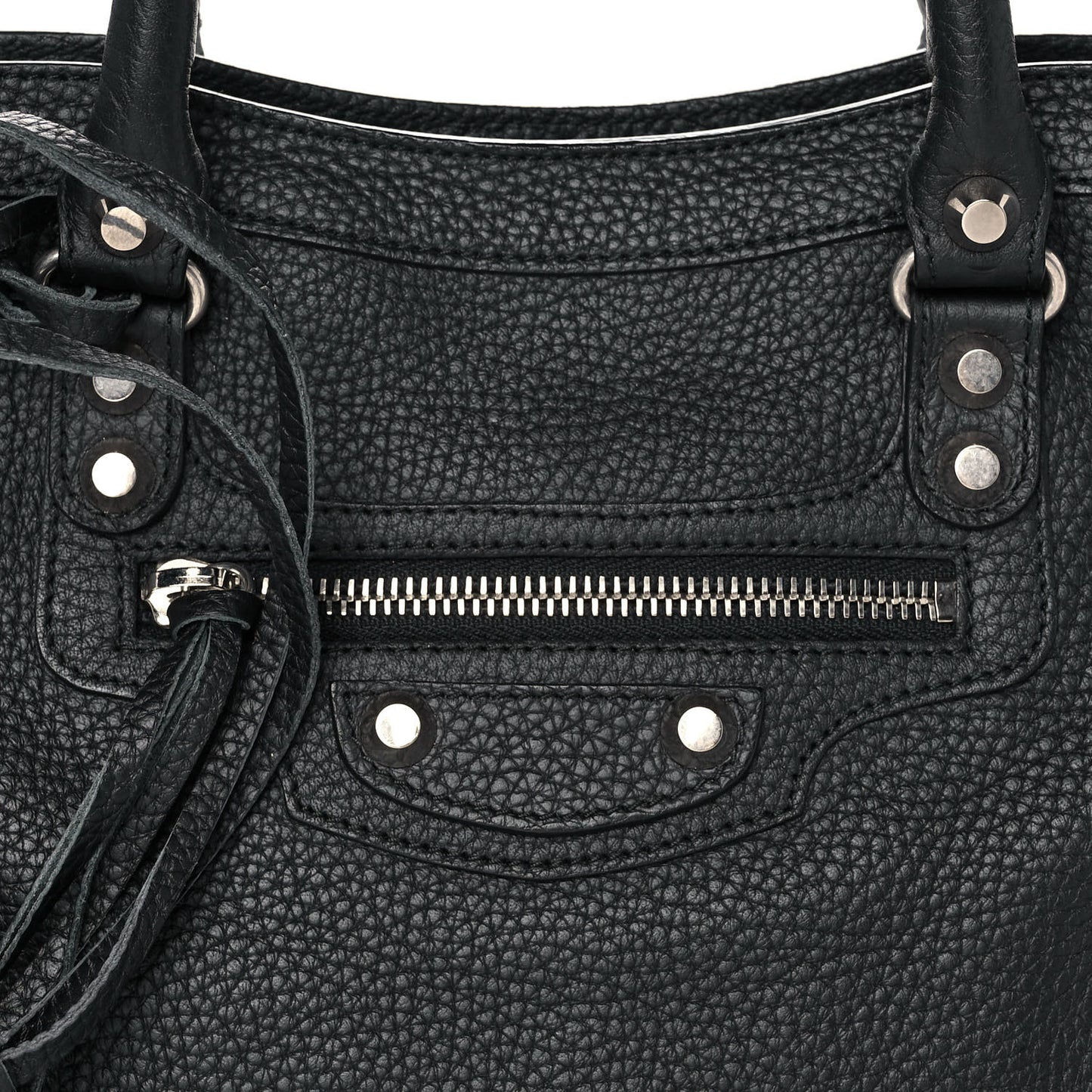 Vibrato Calfskin Classic Silver Hardware S City Black